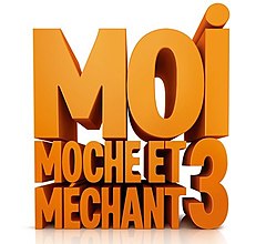 TF1 : «Moi, moche et méchant 3» proche des 4.000.000, leader du Prime dimanche