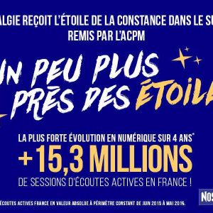 ACPM : Nostalgie reçoit l’Etoile de la constance dans le succès