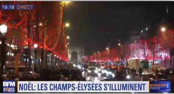 BFM PARIS : soirée spéciale «Illuminations des Champs-Élysées» le 24 novembre à 17h30