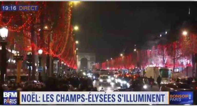 BFM PARIS : soirée spéciale «Illuminations des Champs-Élysées» le 24 novembre à 17h30