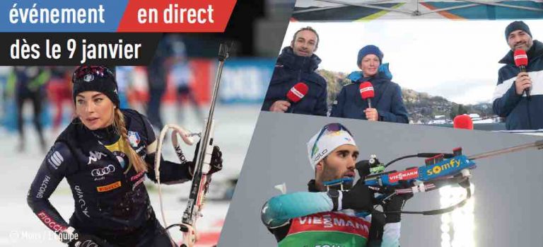 Le biathlon est de retour sur la chaine L’Équipe