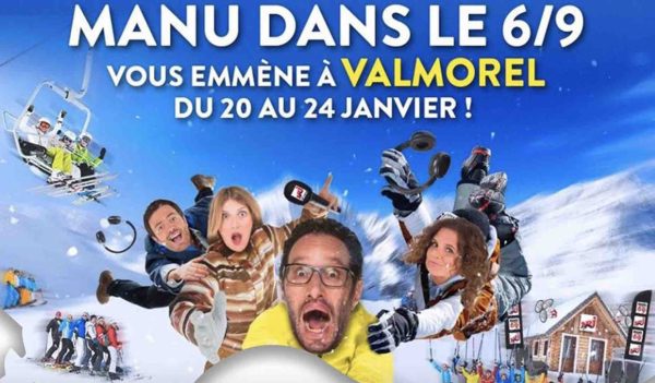 NRJ : la matinale «Manu dans le 6/9» en direct de Valmorel du 20 au 24 janvier
