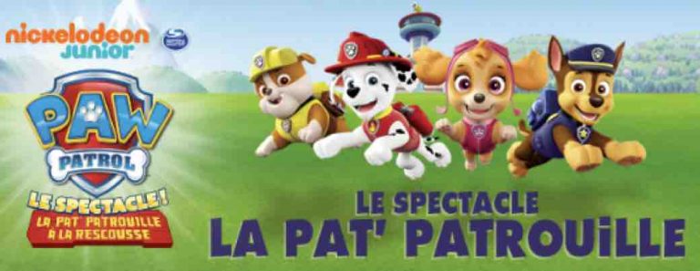 Nickelodeon : le spectacle  «La pat’ patrouille à la rescousse» en tournée