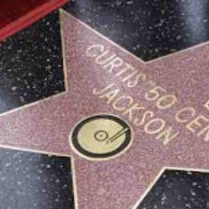Le rappeur américain 50 Cent reçoit son étoile à Hollywood