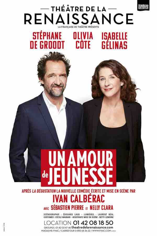 France 2/ changement de programmation : «Un amour de jeunesse» en direct du théâtre de la renaissance samedi 14 mars à 21h05