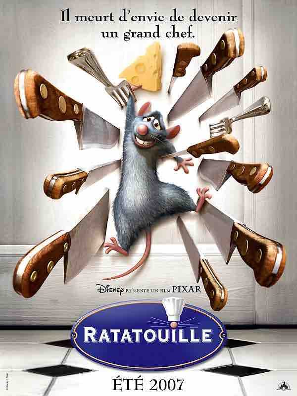 M6 : le film d’animation «Ratatouille» mardi 7 avril à 21h05