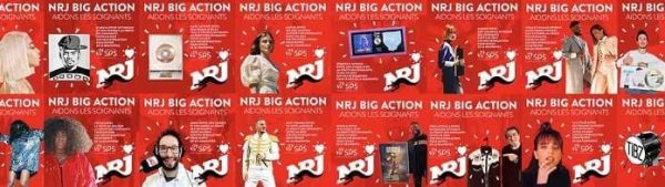 NRJ/ NRJ Big Action: toutes les générations d’artistes mobilisées en France pour aider nos soignants
