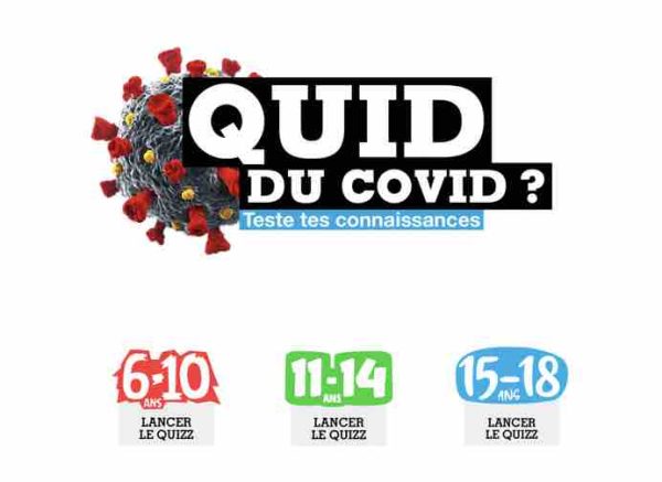 France 24 : «Quid du Covid ?», un questionnaire en ligne destiné aux 6-18 ans pour évaluer ses connaissances sur le Covid-19