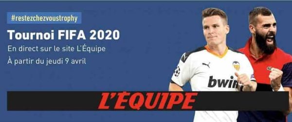 L’Équipe : le #RestezChezVousTrophy en direct sur le site L’Équipe