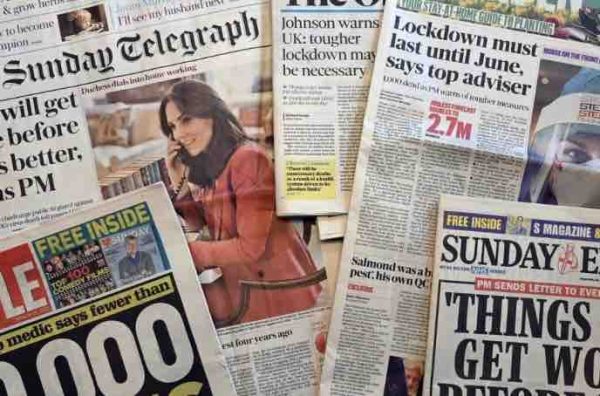 Pandémie : les médias du Royaume Uni craignent une nouvelle hécatombe de sa foisonnante presse écrite