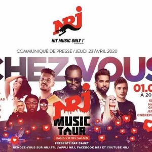 «NRJ Music Tour dans votre salon» présenté par Cauet vendredi 1er mai à 20h30