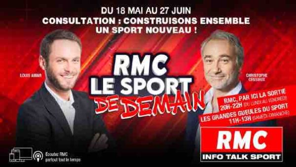 RMC lance une consultation citoyenne sur le sport : «RMC, le sport de demain»
