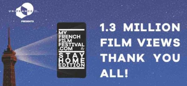 UniFrance : 1,3 million de vues à travers le monde pour MyFrenchFilmFestival STAY HOME Edition