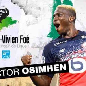 Prix Marc-Vivien Foé RFI - FRANCE 24 du meilleur joueur africain de Ligue 1: Victor Osimhen, lauréat 2020