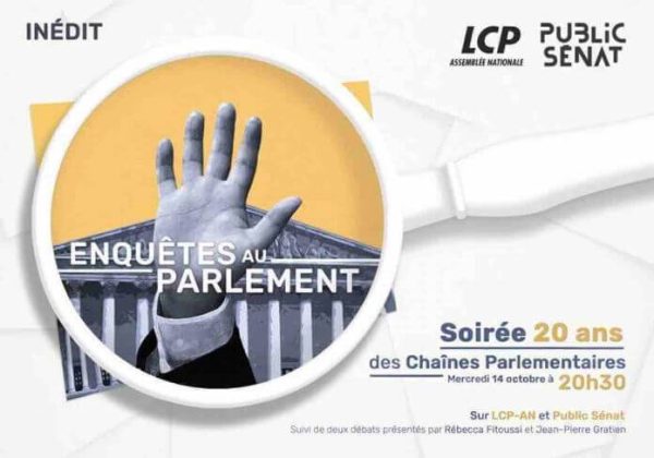 LCP/ Public Sénat: soirée des 20 ans des Chaînes Parlementaires le 14 octobre à 20h30