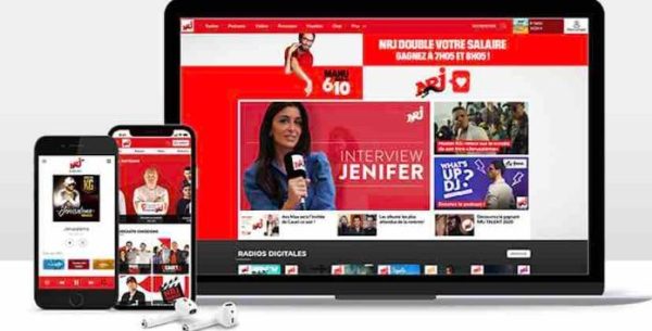 NRJ/ internet global: progression historique pour la station