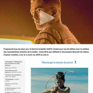 ARTE : 6ème édition du Festival du cinéma d’ARTE du mercredi 4 au lundi 16 novembre 2020