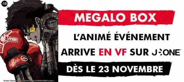 J-ONE : l’animé «MEGALO BOX» en VF dès le 23 novembre
