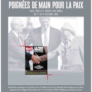 «Paris Match» : exposition «Poignées de mains pour la Paix» du 1er au 31 octobre 2020 à Caen