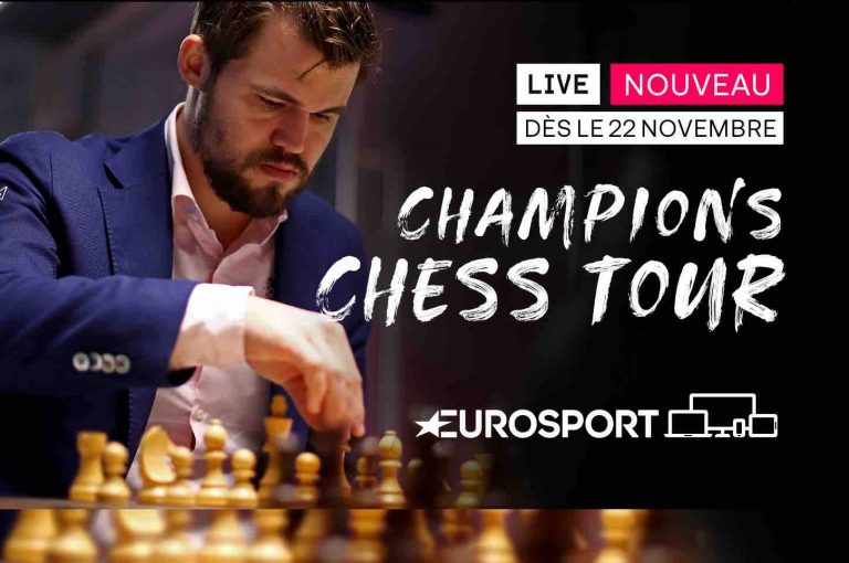 Eurosport : les échecs arrivent sur la chaîne avec la diffusion du Champions Chess Tour