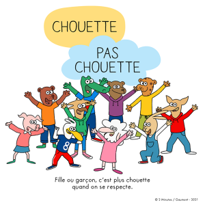 Les chaînes pour enfants partenaires du projet «Chouette, pas chouette» contre les stéréotypes sexistes