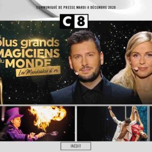 C8 : «Les plus grands magiciens du monde» animé par Maxime Guény et Charlotte Bermond vendredi 1er janvier à 21h15