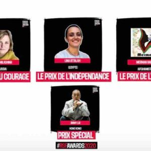 Prix RSF 2020 : trois lauréats récompensés, et un prix spécial remis