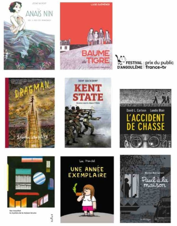 France Télévisions : 8 titres en lice pour le Prix du Public du Festival International de la Bande Dessinée d’Angoulême
