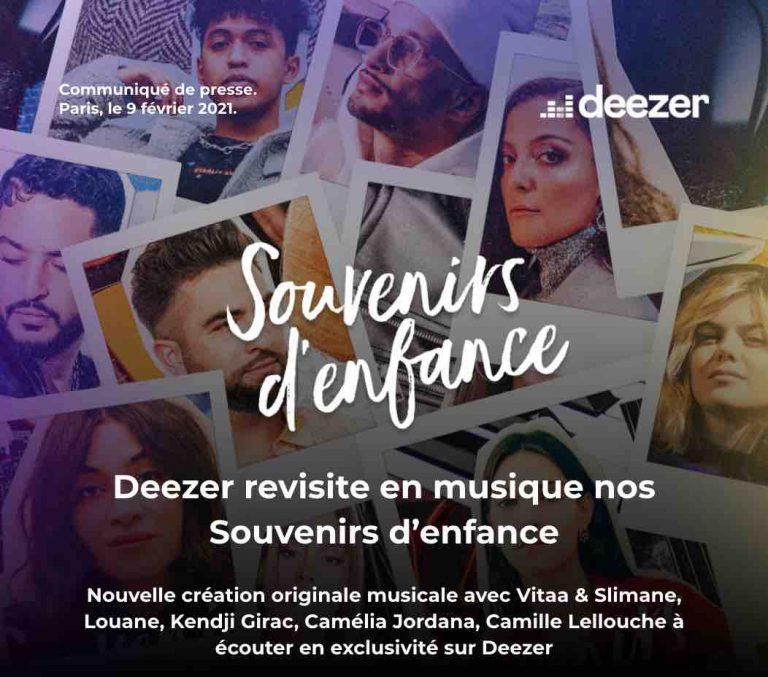 Deezer revisite en musique nos Souvenirs d’enfance