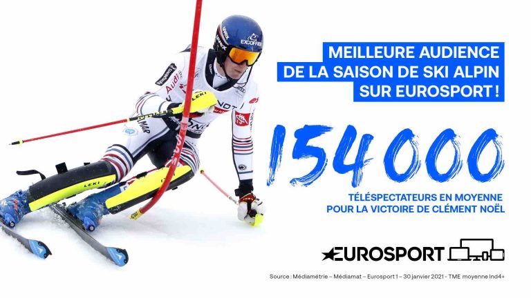 Eurosport : meilleure audience de la saison de ski alpin