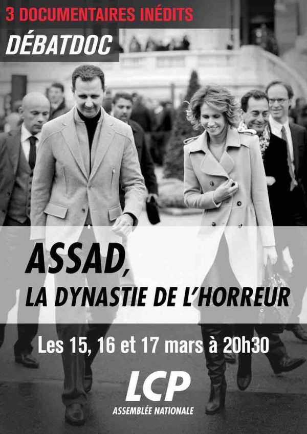LCP : la série documentaire inédite «Assad, la dynastie de l’horreur» à partir du 15 mars à 20h30