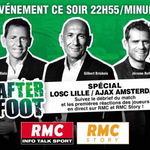 RMC : «L’After Foot» en direct sur RMC Story et sur la chaîne Twitch RMC jeudi 18 février