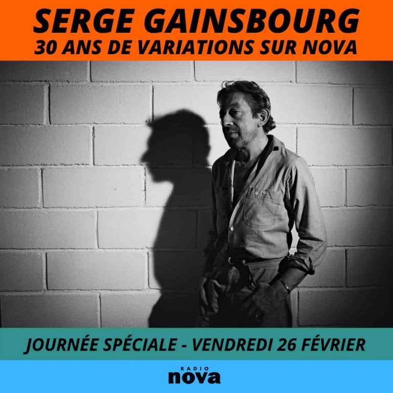 Radio Nova : Serge Gainsbourg à l’honneur ce vendredi 26 février
