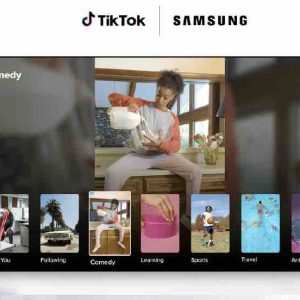 Samsung lance l’application TikTok sur ses Smart TV en France