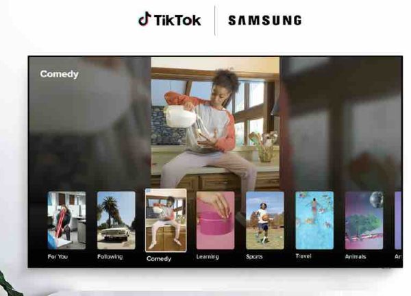 Samsung lance l’application TikTok sur ses Smart TV en France