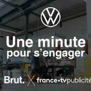 France 2 : Volkswagen partenaire du nouveau programme court produit par Brut., «Une minute pour s’engager»