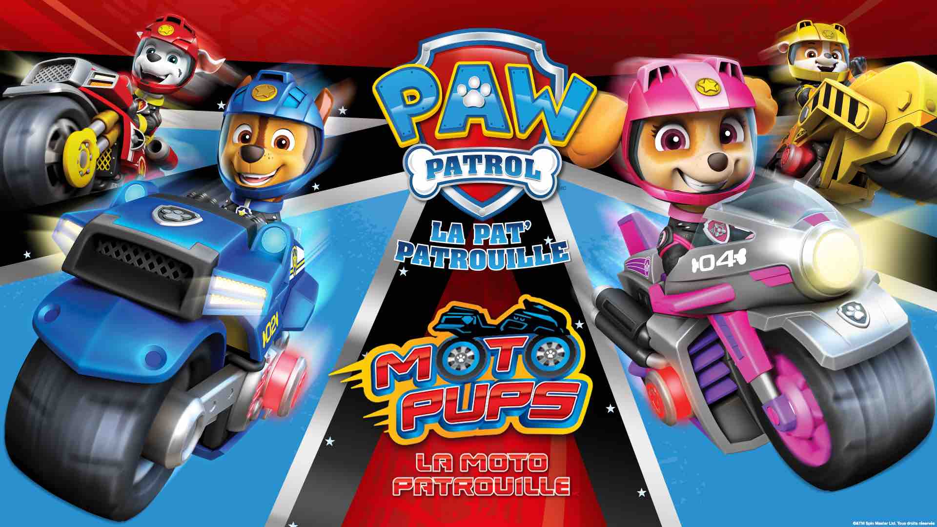 TFOU/ «Paw Patrol»: «Moto Pups, la moto patrouille» dès le 14