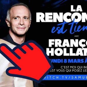 Twitch : l’interview de François Hollande par le journaliste Samuel Etienne a remporté un succès inédit pour ce type d’opérationTwitch : l’interview de François Hollande par le journaliste Samuel Etienne a remporté un succès inédit pour ce type d’opération
