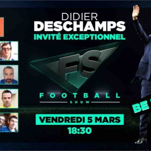 beIN SPORTS : Didier Deschamps invité de la rubrique «be UNITED» dans l’émission «FOOTBALL SHOW», ce vendredi 5 mars dès 18h30 sur beIN SPORTS 1