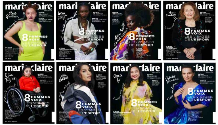 «Marie Claire» : 8 couvertures pour le 8 mars