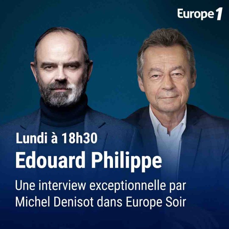 Europe 1: Edouard Philippe invité de Michel Denisot lundi 19 avril à 18h30