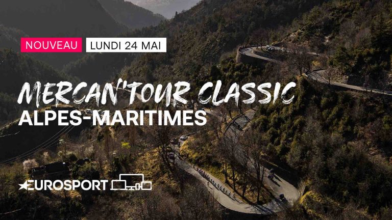 Eurosport/ cyclisme: la 1ère édition de la Mercan’Tour Classic Alpes-Maritimes, en direct le 24 mai