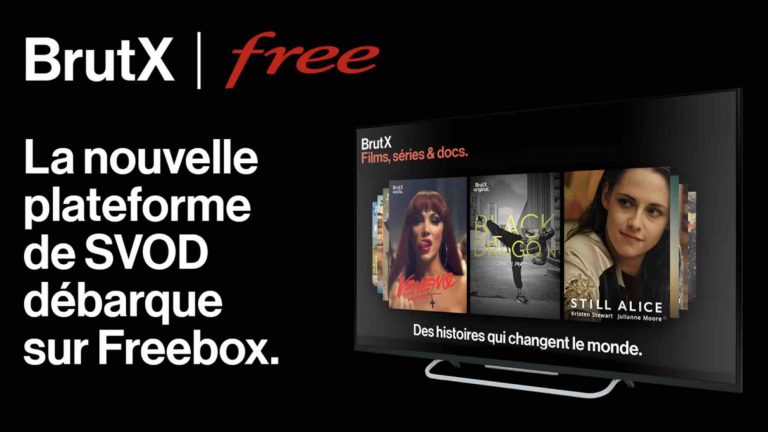 Free : BrutX, la nouvelle plateforme de SVOD disponible sur Freebox