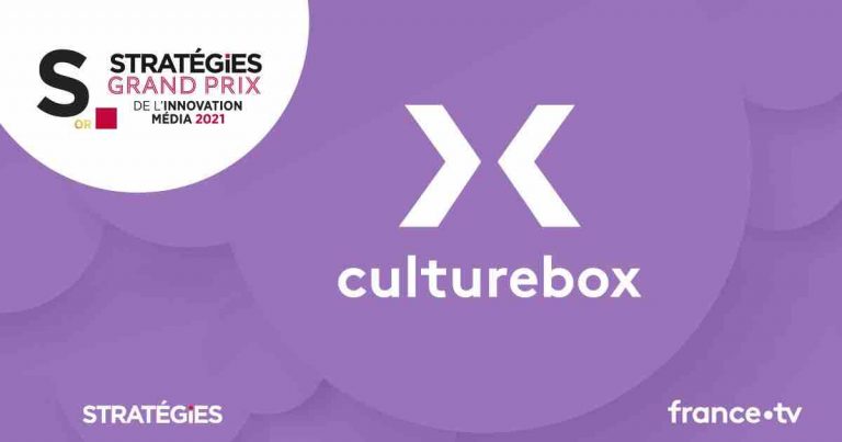 Culturebox : Prix Or pour l’Identité Visuelle au Grand Prix Stratégie de l’Innovation Media