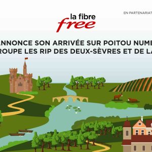 Fibre : Free annonce son arrivée sur Poitou Numérique qui regroupe les RIP des Deux-Sèvres et de la Vienne