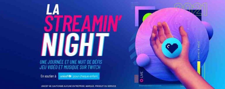 GAME ONE s’engage pour «La Streamin’ Night», grand événement solidaire en soutien à UNICEF