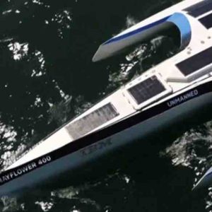 Le «Mayflower 400», 1er bateau intelligent, se prépare à traverser l’Atlantique tout seul