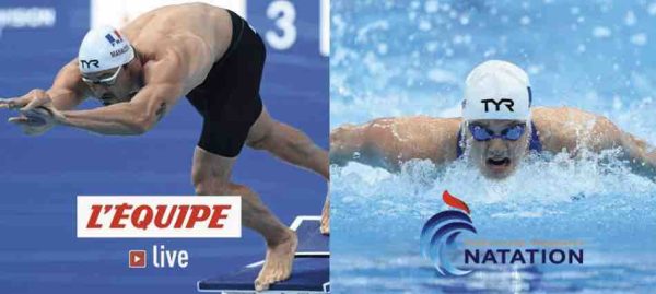 L’Équipe : les championnats de France de natation direct sur live du 15 au 20 juin
