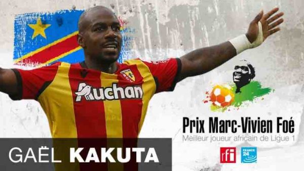 Prix Marc-Vivien Foé RFI - France 24 : Gaël Kakuta (RDC), lauréat 2021