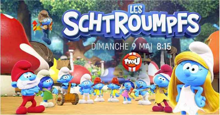 TF1 : record pour le lancement de la série «Les Schtroumpfs» sur TFOU